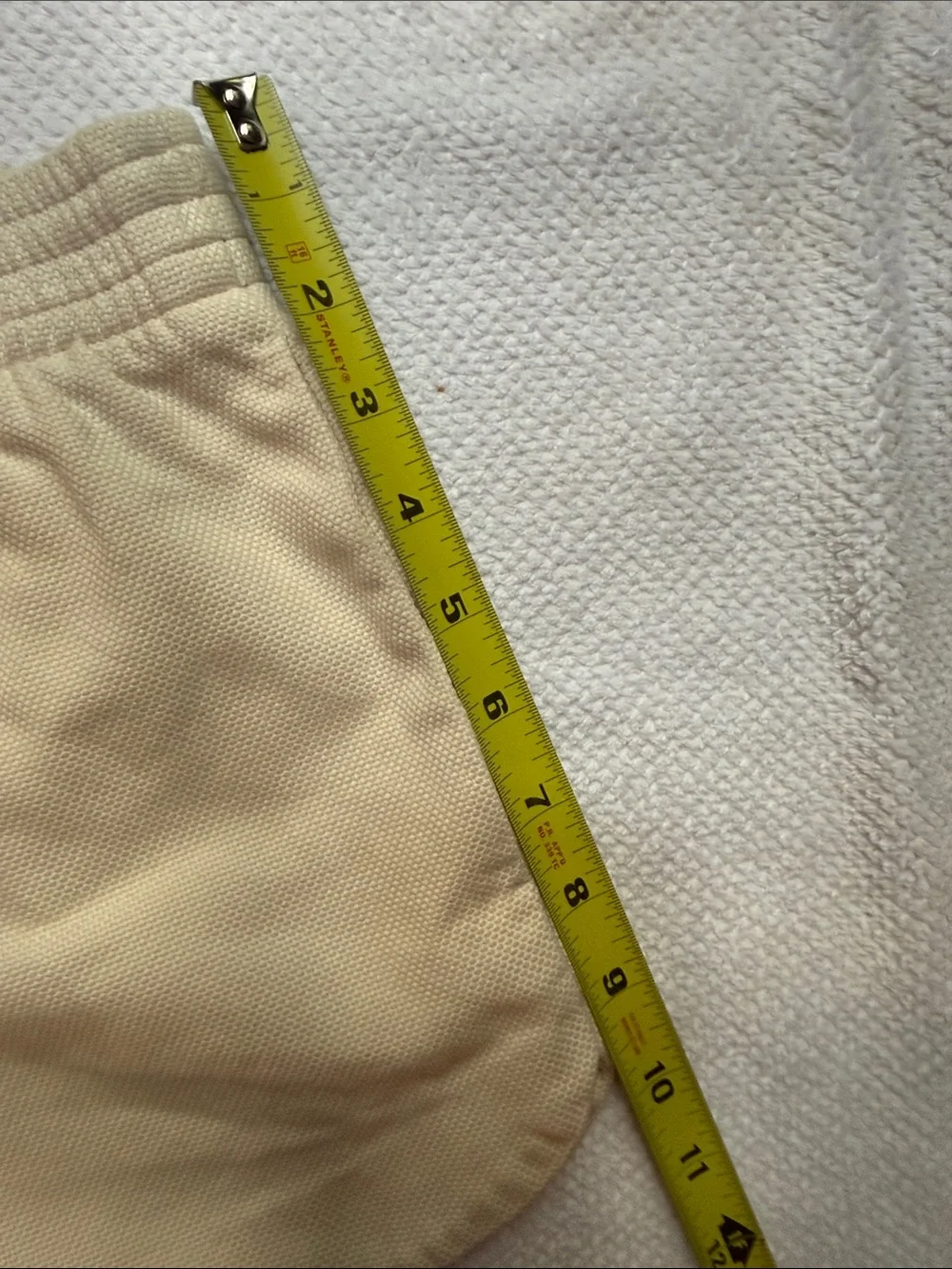 Aritzia Cream Athletic Shorts